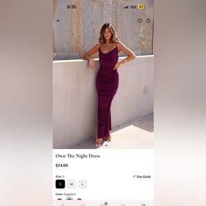 Purple Women's Dress